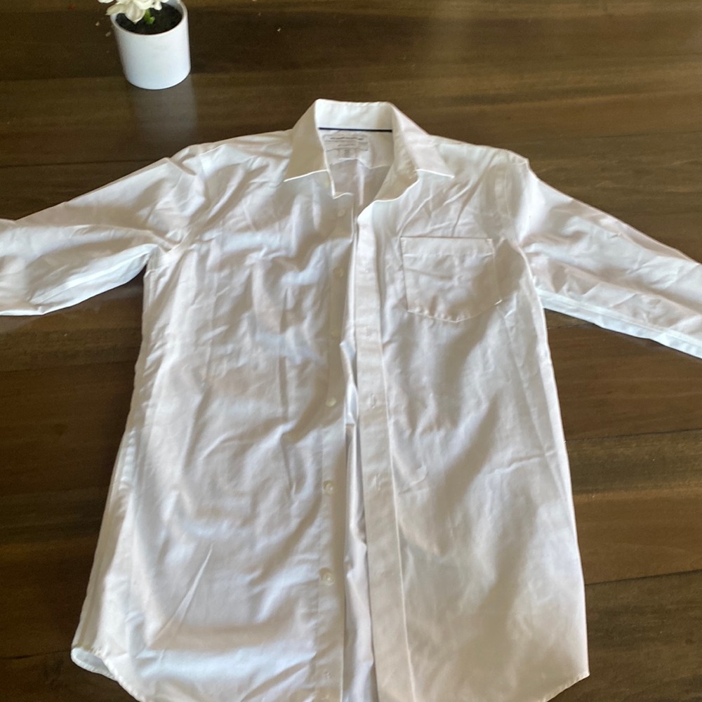 Amazon Essentials white button up shirt